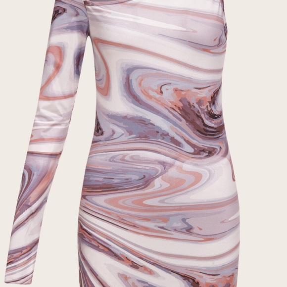 Gabrielle Kredeblo Marble Print Bodycon Dress - Picture 2 of 2